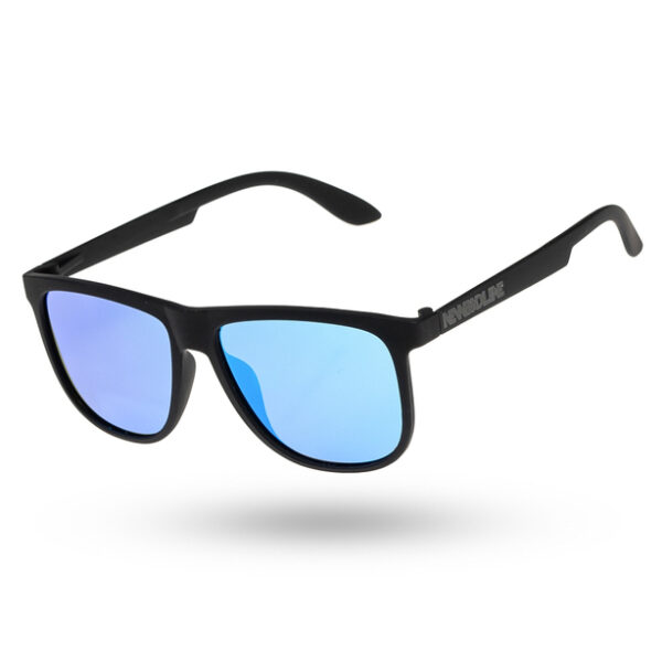 NEW BAD LINE OKULARY ZIPPY POLARIZED BLACK RUBBER BLUE 00-532