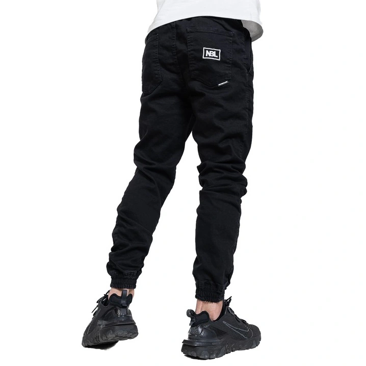 NEW BAD LINE SPODNIE JOGGER JEANS ICON CZARNE